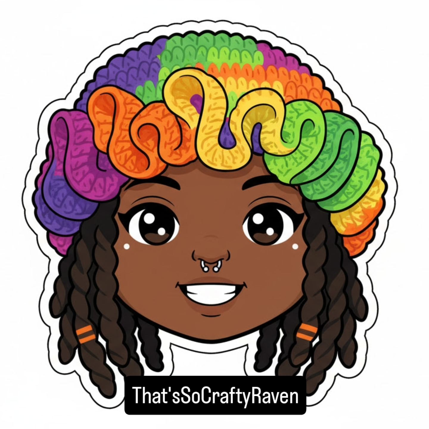 Animated picture of raven